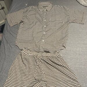 Women’s two piece matching set size large